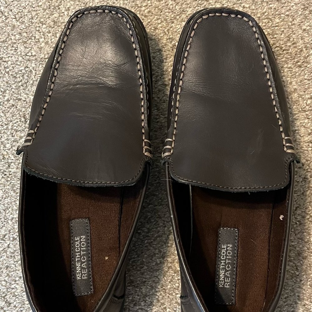 Kenneth Cole Reaction loafers-Dark Brown-Youth 6.5